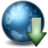 Earth Download Icon